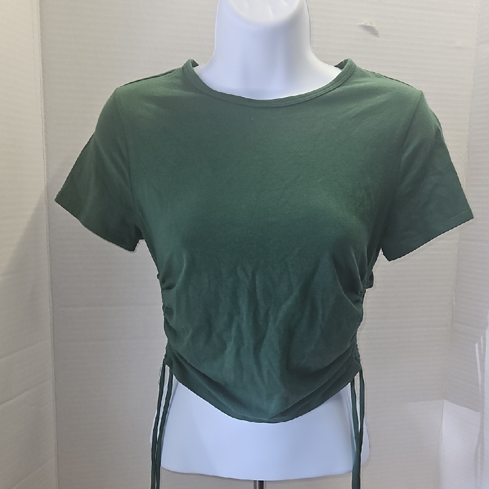 Hollister Dark Green Crop Top